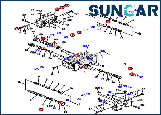 comprar Bueno sellando 707-99-74060 equipos del sello de aceite hidráulico del dormilón del equipo D375A-5D del servicio de KOMATSU online manufacture