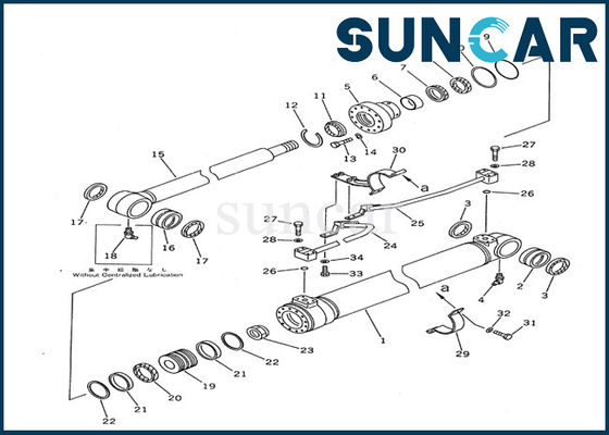 comprar 707-98-36200 equipo interno del servicio de reparación de Kit Komatsu Equipment Models PC100-5 del sello del cilindro del auge online manufacture