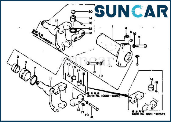 comprar 154-61-05012 equipos de reparación del cilindro hidráulico del equipo ISO9001 D80A-12 D80P-12 del lacre de KOMATSU online manufacture