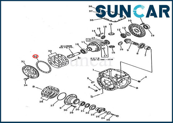 comprar 417-33-11430 sello del reemplazo de KOMATSU de los cargadores del anillo de cierre WA100-1 WA120-3 de la reparación de la caja de cambios online manufacture