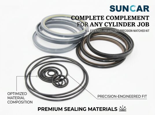 565-5578 Cylinder Seal Kit For C.A.T. 349D2L 349GC 349D2 352 350 352F 352F-VG 349EL 345CL 349 349FL 345DL 349FL 349DL 355 349EL 349D 352FXEVG 349E 349F